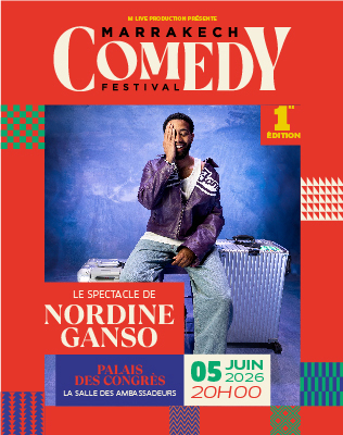 Marrakech Comedy Festival - Nordine Ganso - Spectacle Solo - FB